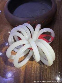 和田玉手镯新品,高品质,白度脂白,细度高